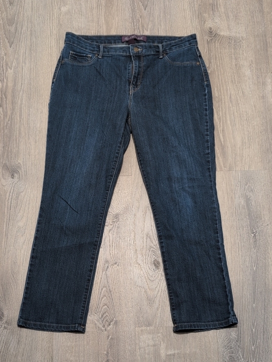 Gloria Vanderbilt Denim - Gloria Vanderbilt Dark Blue Straight Leg Jeans